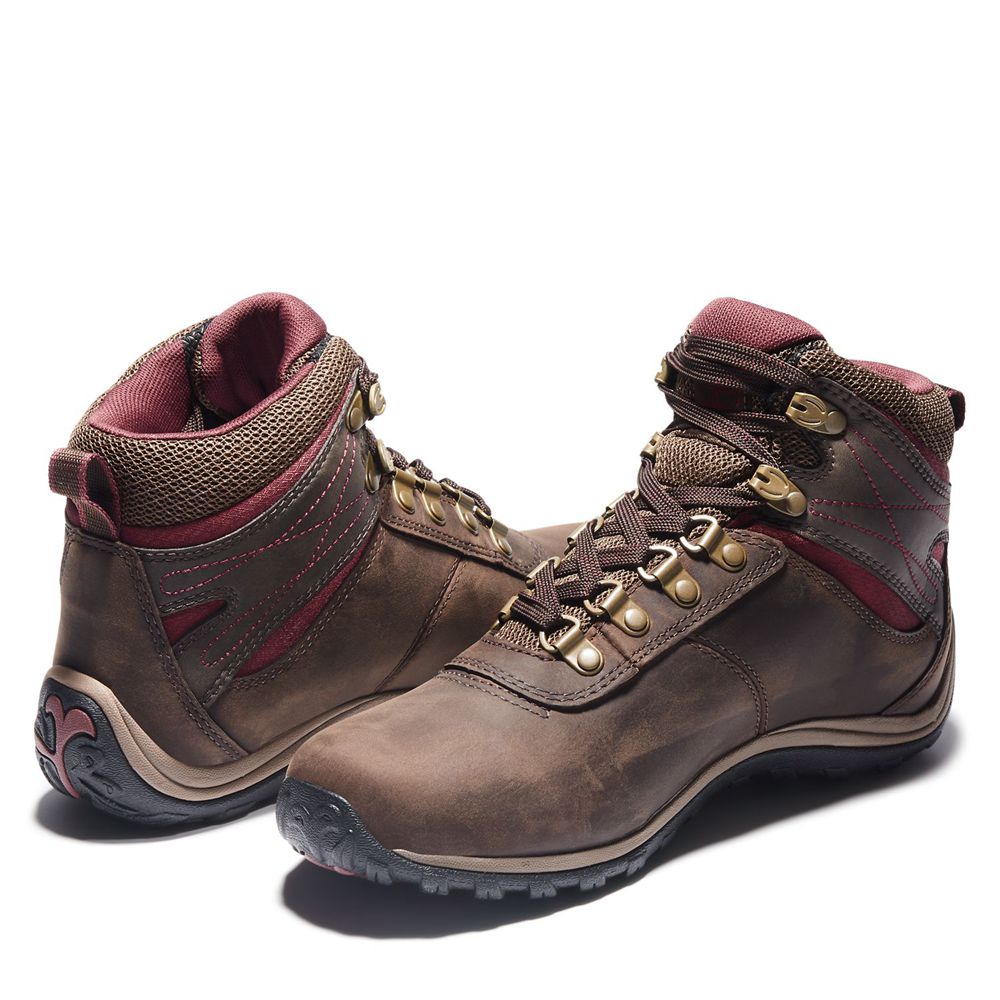 Botas de Montaña Timberland Mujer Norwood Mid Waterproof Marrones - Chile QWC-529076